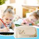 thumbnail image 2 of Estuche de lápices de cuerda con botones de gran capacidad para niñas, bolsa de almacenamiento con compartimento de malla para bolígrafos y forro impermeable Yulucky, 2 of 8