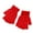 Red, variant on Grandest Birch 5 Pairs Half-finger Gloves High Elastic Comfortable Lint Free Anti-slip Windproof Winter Gloves for Riding Black