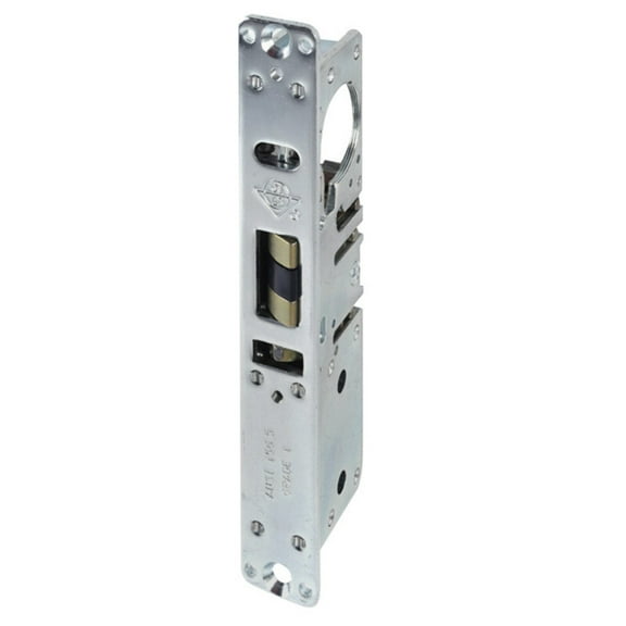 Adams Rite 4513-35-IB Standard Duty Deadlatch Lock Body Only Flat Faceplate Guarded Latch 1-1/8 Backset Mortise Strike Zinc Plated Finish Left-Handed or Right Hand Reverse