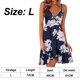 thumbnail image 2 of Vestido casual de verano con volantes, estilo italiano, ajustable, con escote en V y estampado floral para mujer, 2 of 6