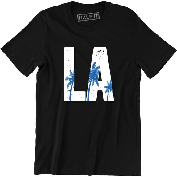 Los Angeles Logo LA Palm Tree Boulevard Men's T-Shirt