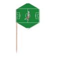thumbnail image 1 of Joueur de Football Cure-Dents Dessin Animé Drapeaux Pics à Cupcakes Fête Célébration, 1 of 3