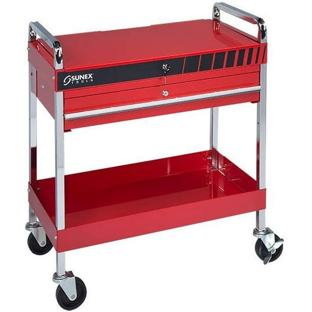Sunex Tools 8013A Service Cart With Locking Top With Locking