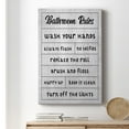 thumbnail image 6 of Simple Bathroom Rules Premium Gallery Wrapped Canvas - Ready to Hang, 6 of 9