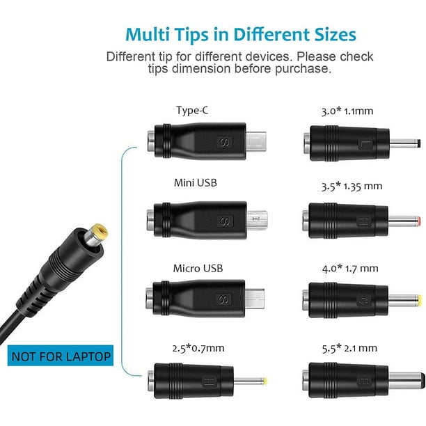 Acheter Adaptateur de cigarette de voiture, double Ports USB 5V 3,5 a,  double Mini Ports USB, caméra de tableau de bord, câble allume-cigare,  chargeur pour véhicule DVR 3.5 M
