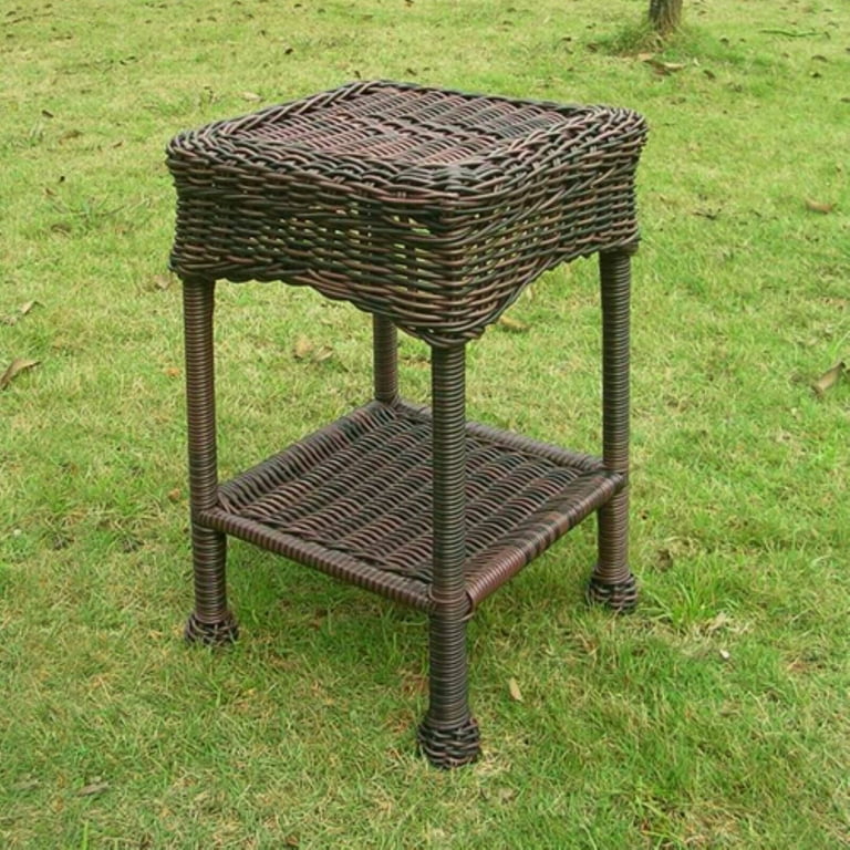 International Caravan Small PVC Resin Side Table International Caravan Small PVC Resin Side Table