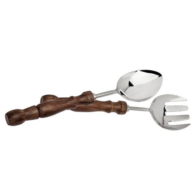 Godinger 97612 12 x 1 x 1 in. Bois Révère Salade Service Ensemble