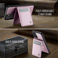 thumbnail image 6 of Allytechgroup for Samsung Galaxy A23 5G Case, Pu Leather Detachable Cards Holder 2 In 1 Wallet Case Comaptible with Magsafe Kickstand Magnetic Shockproof Back Cover for Samsung Galaxy A23 5G, Pink, 6 of 7