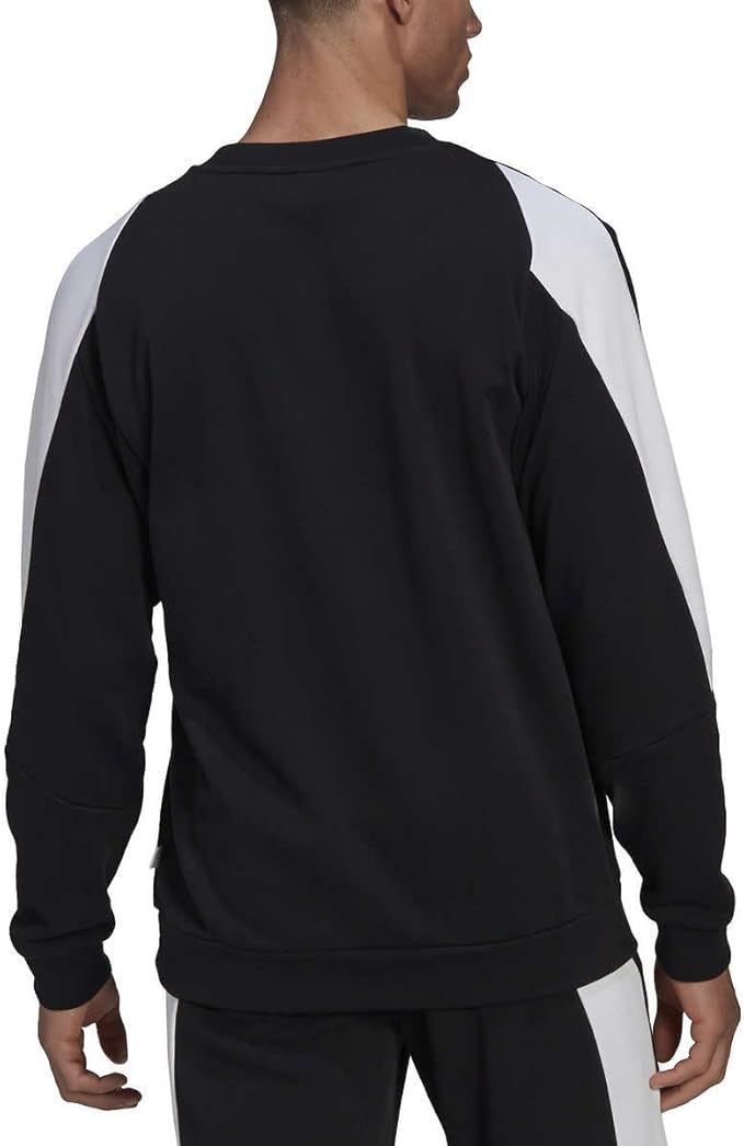 adidas Men's Future Icon Embroidered Badge of Sport Sweatshirt (Black/X-Large)
