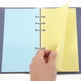 thumbnail image 3 of Monyance binder paper 100 Sheets Blank Colored A6 Loose Leaf Paper 6-hole Punched Binder Refill Paper(6.77X3.74X0.31Inches), 3 of 10