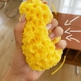 thumbnail image 7 of PATLOLLAV 1 Pcs Silicon Honeycomb Bath Sponge with Hanging Rope, Skin-firendly Bath Loofah Shower Sponge Body Back Scrubber Exfoliating Shower Pouf for Men Women Cleaning Bathing Accessories, 7 of 7