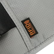 Tiannnnntoy Unisex Large Capacity Lightweight Durable Oxford Cloth Running Belt, Gray, 1 Pack