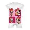 thumbnail image 5 of The Powerpuff Girls Baby Romper Short Sleeve Bodysuits Soft Rompers Summer Clothes One-Piece Jumpsuits Outfits 9-12M, 5 of 7