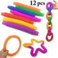 thumbnail image 2 of 12PCS Pop Tube Toy Bendable Stretchy Tube Sensory Toy Pipe Toy for Kids, 2 of 10