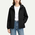 thumbnail image 5 of Vmvidoty Raincoats for Women Sun Protection Climbing Lightweight Rain Jackets Waterproof Windbreaker Packable Outdoor Hooded Jacket, 5 of 8