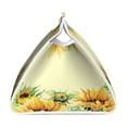 thumbnail image 4 of Picia Sunflowers On A Yellow Background Pattern Long Tissue Box Cover,PVC Leather Triangle Holder,Tissue Box Holder with Magnetic Bottom,Facial Paper Organizer Dispenser-7.9"X4.9"X4.5", 4 of 9
