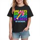 thumbnail image 1 of Camiseta de Manga Corta Linda para Niños Unisex Gráfica Tee de la Escuela de la Temporada, Camisetas de Manga Corta para Niñas, 1 of 9