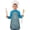 School Bus and, variant on Fireman and Uniform Blue Pattern Teens Aprons, Adjustable Neck Strap, Toddler & Teens Aprons for Cooking & Baking, 19x23.6 Inches