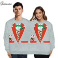 thumbnail image 4 of Sudadera con estampado 3D de dos personas para hombre y mujer, jersey de cuello redondo, ropa de calle divertida y novedosa, ropa de manga larga para pareja, 4 of 4