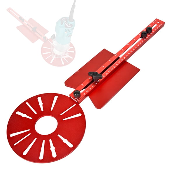 Support de Coupe-Bordures Polyvalent Support d'Outils de Flux Circulaire en Alliage d'Aluminium avec Rangée Réglable Compatibilité Multi-Modèle pour Bords Droits
