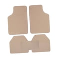 thumbnail image 3 of DYNWAVECA 5Pcs Automotive Floor Mats Auto Foot Pad Protector Easy to Install Front and Rear Mats for Automobile Truck Attachments Beige, 3 of 9