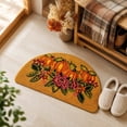 thumbnail image 7 of Orangide Fall Decor Pumpkin Doormat Natural Fiber Coir Mat with Floral Print, Absorbent Non-Slip Welcome Mat for Front Porch Entryway Indoor Outdoor, 7 of 7