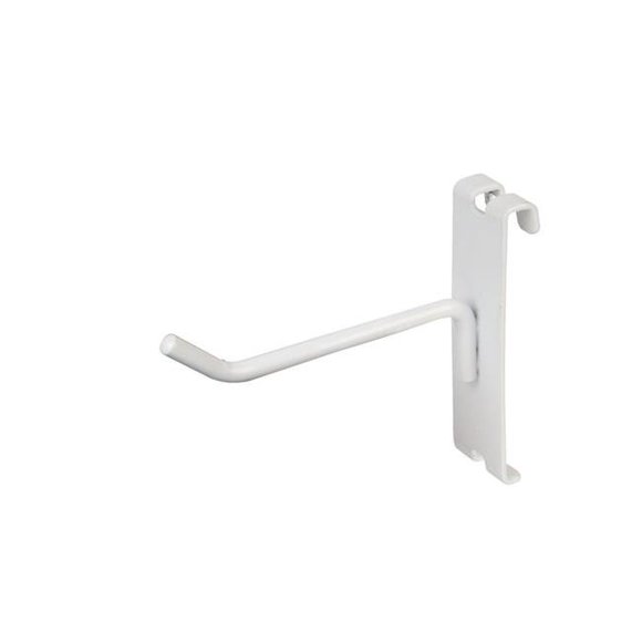 WTE-H4 4 in. Grid Hook, White - Semigloss