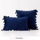 thumbnail image 1 of 1 Uds. Fundas de almohada con borlas, funda de cojín bohemio, funda de almohada decorativa suave cuadrada sólida, acogedora, moderna, para sofá, cama y silla JFHHH pequeña, 1 of 4