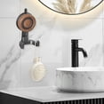 thumbnail image 2 of Ventosa Ganchos dobles | Adhesivo giratorio al vacío sin taladro | Colgadores de pared extraíbles de alta resistencia | ABS reutilizable | Carga máxima: 5 kg | Cocina Baño Office | Sin marcas, 2 of 5