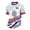 White, variant on Men's USA Soccer Jersey Soccer Cup 2026 Crew Neck Football Graphic Tees Breathable Fan Wear Red White Blue Shirts White M
