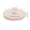 thumbnail image 5 of Minkissy Grinder Buffing Wheel Fabric White For Metal Processing 1Pack, 5 of 5