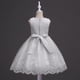 thumbnail image 4 of Vestido de Invitado de Boda Floral Azul Princesa Bordado con Perlas Vestido Formal de las Niñas con Falda de Línea a Vestido de Invitado de Boda Formal de Verano, 4 of 7