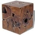 thumbnail image 6 of Small Wooden Stool Inlife Side Table Solid Teak Wood, 6 of 8