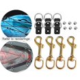 thumbnail image 4 of Gancho de seguridad con perno giratorio resistente, extremo único, herramienta de equipo de buceo, clip de correa de perro portátil multiusos para Cuadrado Macarena Gancho de seguridad con cáncamo giratorio, 4 of 8