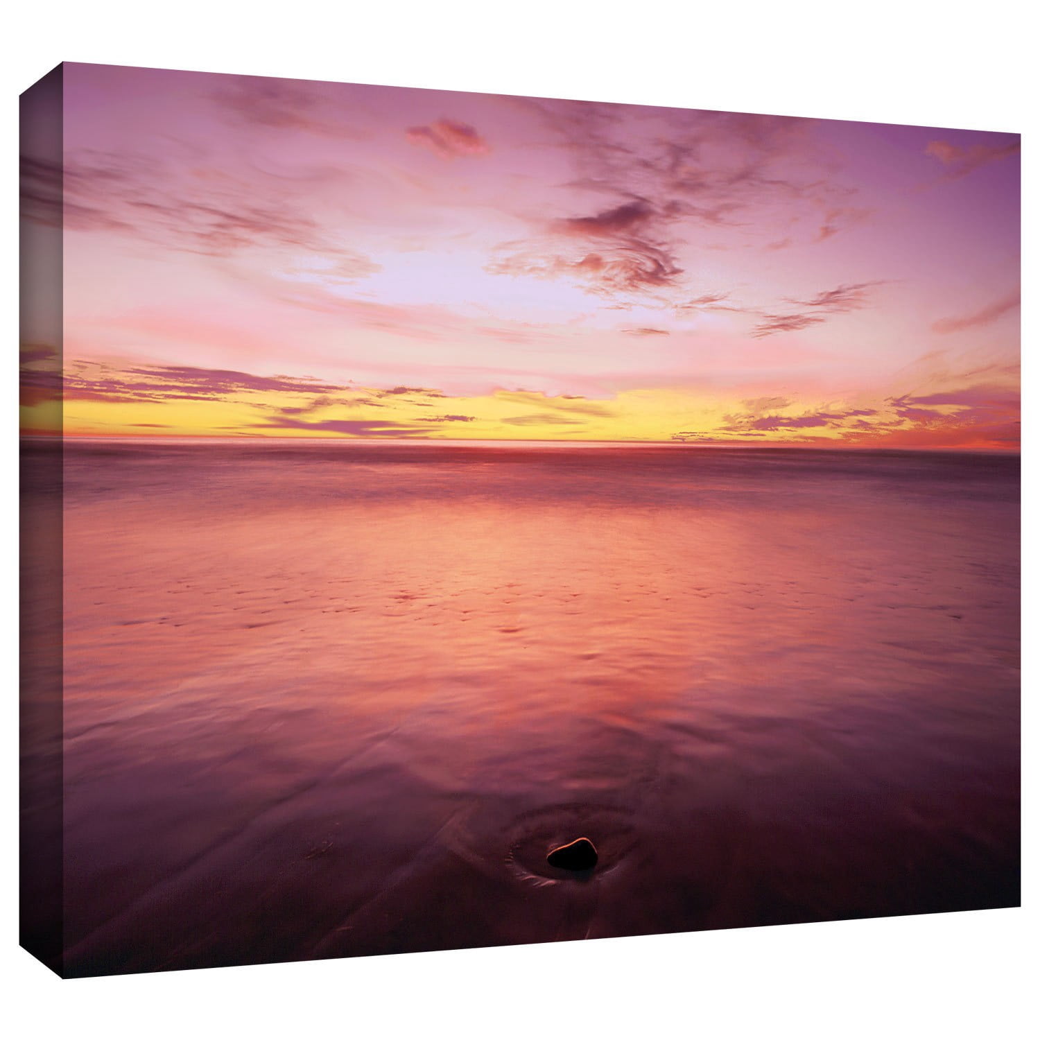 Dean Uhlinger "Ponto Beach Twilight" Gallery-Wrapped Canvas