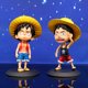thumbnail image 4 of One Piece Q Version Luffy Figura de PVC Modelo Moda Anime Adorno de Coche de Escritorio, 4 of 5
