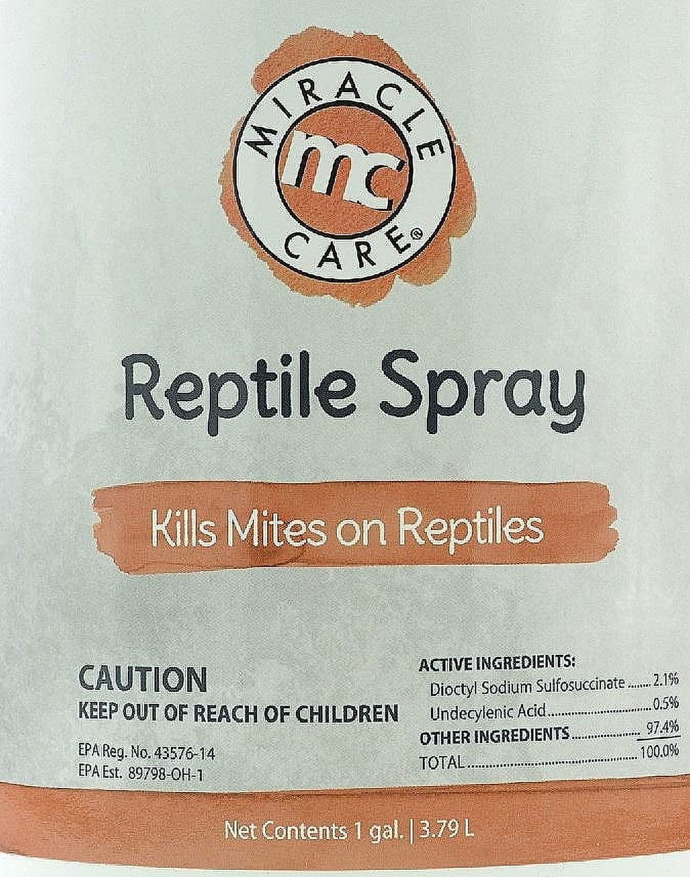 Miracle Corp DeFlea Reptile Mite and Lice Spray 1 gallon