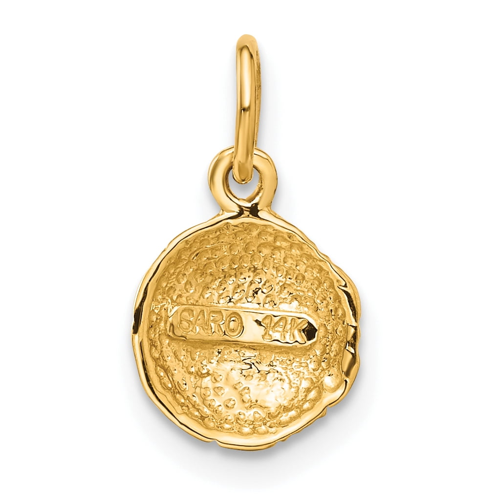 Finest Gold 14K Yellow Gold Soccer Ball Charm