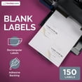 thumbnail image 3 of duomi-Laser/Ink Jet White Labels (4" x 3-1/3" - 6 Per Page | 150 Labels), 3 of 4