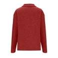 thumbnail image 4 of Womens Half Zip Pullover T Shirts Quarter Zip Up Polo Sweatshirt 2026 Trendy Crewneck Long Sleeve Basic Collared Tops, 4 of 7