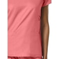 thumbnail image 2 of EON Women's COOLMAX V-Neck Solid Scrub Top, 2 of 2