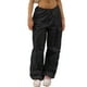 thumbnail image 4 of Pantalones Sueltos Para Mujer, Pantalón Deportivo Con Banda En El Tobillo, Bolsillos Laterales Grandes Con Costuras, Poliéster, 2 Botones Laterales Para Acampar ANGGREK Otros, 4 of 6