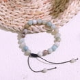 thumbnail image 4 of Crystal Bracelet for Women 8mm Natural Stone Crystal Beaded Bracelets Adjustable Handmade Gemstone Bracelet Healing Jewelry Mother's Day Gifts for Women, 4 of 6