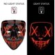 thumbnail image 4 of Generic Máscara De Terror LED, Máscara De Halloween, Purga con Efectos De Luz, Controlable, para Decorar Disfraces De Fiesta De Carnaval, Cosplay, Decoraciones De Fiesta-Rojo, 4 of 4