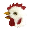 thumbnail image 2 of Máscara de cabeza de gallo, disfraz de Halloween, cubierta de cabeza de pollo, divertida y novedosa máscara de pájaro, tocado de gallo para festival, 2 of 8