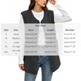 thumbnail image 3 of Staron Fall Winter Vests for Women Casual Sleeveless Solid Crew Neck Loose Comfy Basic Outerwear Warm Faux Fur Lightweight Fashion, Black S, 3 of 7
