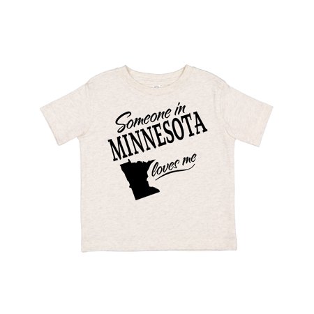 

Inktastic Someone in Minnesota Loves Me Gift Toddler Boy or Toddler Girl T-Shirt