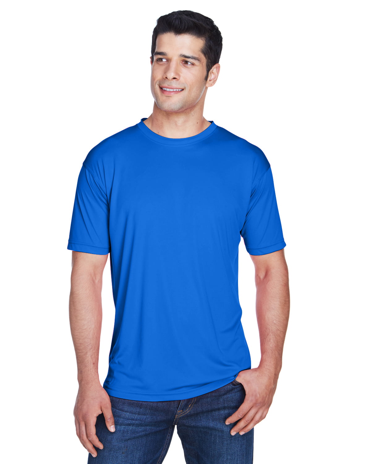 UltraClub Men's Cool & Dry Sport Performance Interlock T-Shirt - 8420 ...