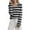 *Black, variant on ClodeEU Womens Striped Knit Sweater, Long Sleeve Knitted Top,V-Neck Casual Soft Pullover Tops Black,Womens Plus S