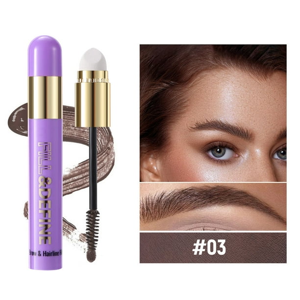 Crema capilar desechable, resistente al agua, para peluquería, para cejas, líneas capilares, 4,8 g, color para cejas